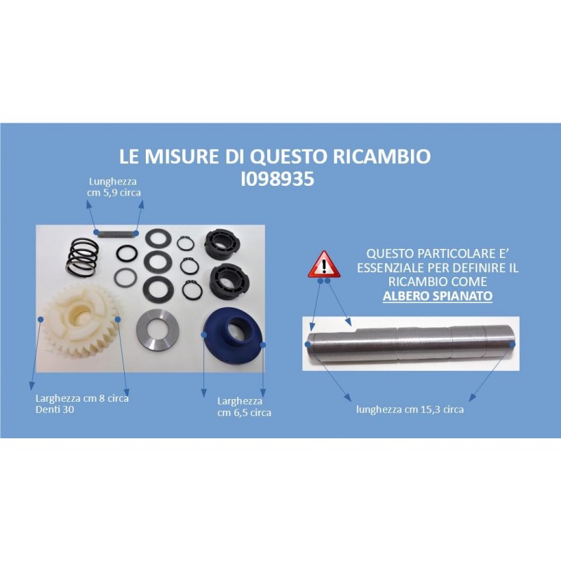 Kit riduzione spianato per motori scorrevoli BFT