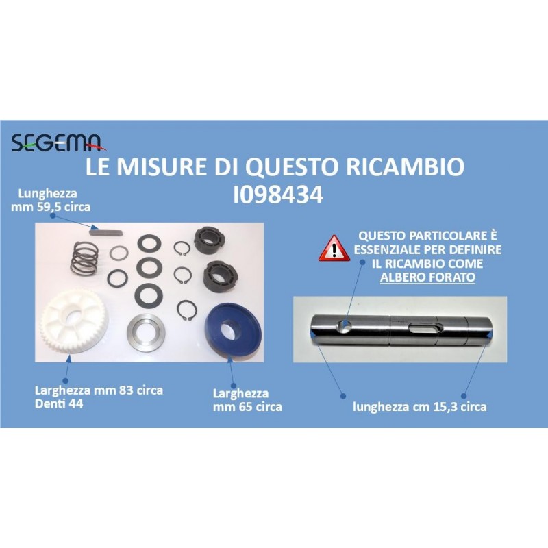 Kit riduzione forato per  DEIMOS BT