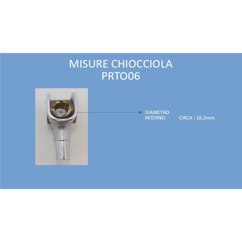 PRTO06 - Chiocciola con forcella per TO400x