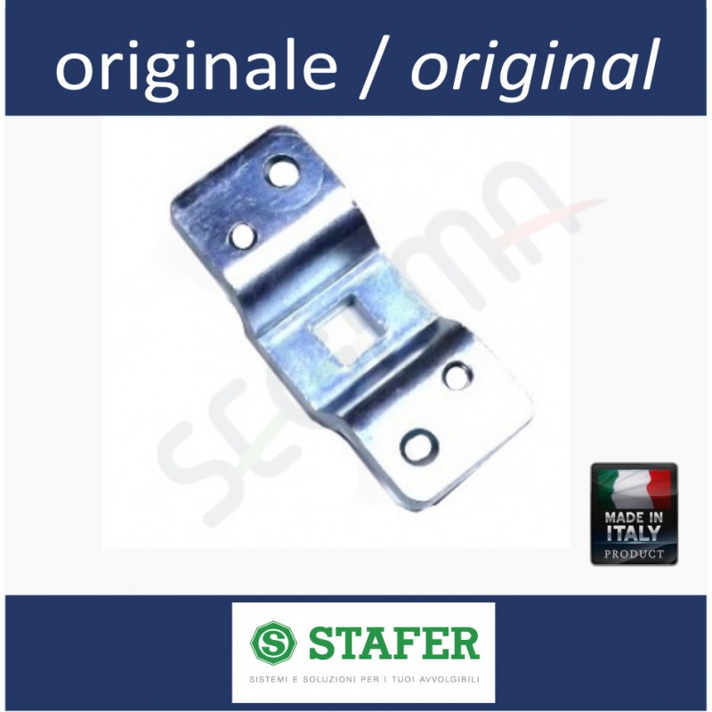 Staffa con foro quadro per fissaggio motori serie V6