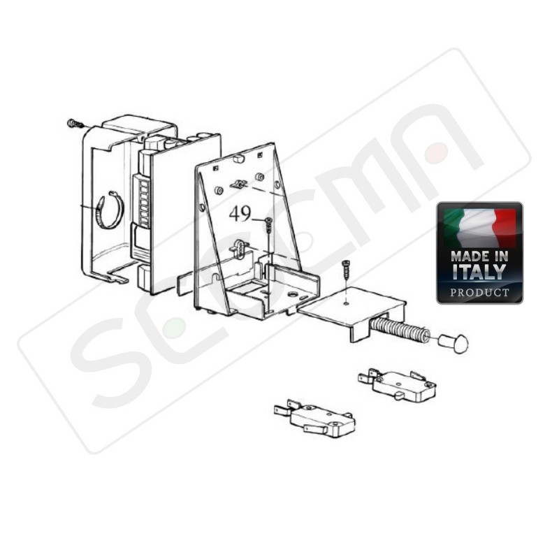 Scatola centrale di comando con finecorsa incorporato per ROBO e THOR