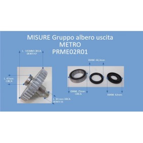 Gruppo albero uscita METRO 3024