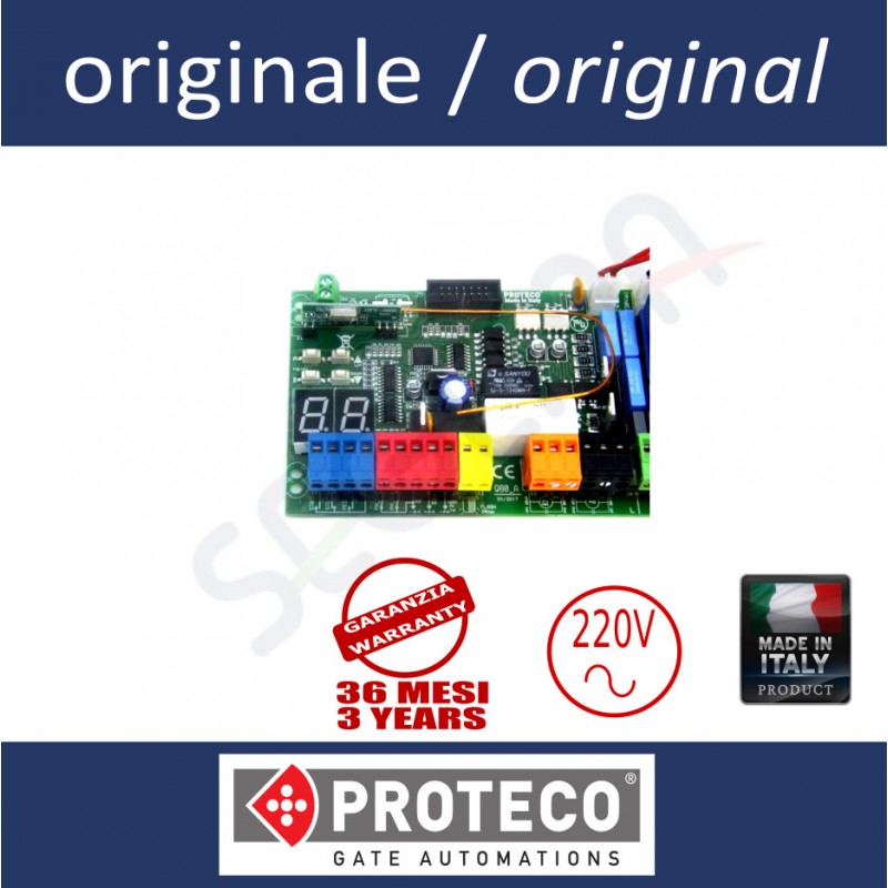 Q80A Centrale di comando per cancelli a battente 220V