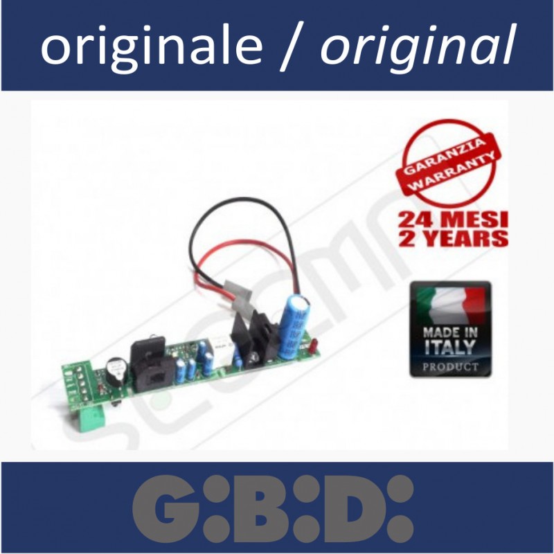 Battery charger board for GIBIDI automatisms