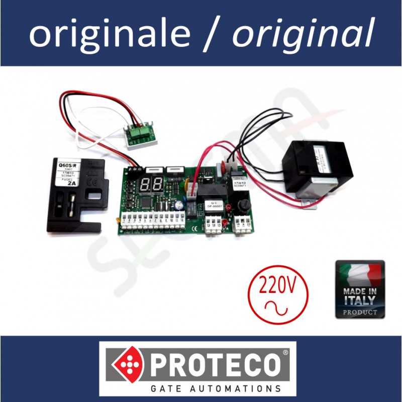 Q60SR Centrale di comando per motori cancelli scorrevoli 230V