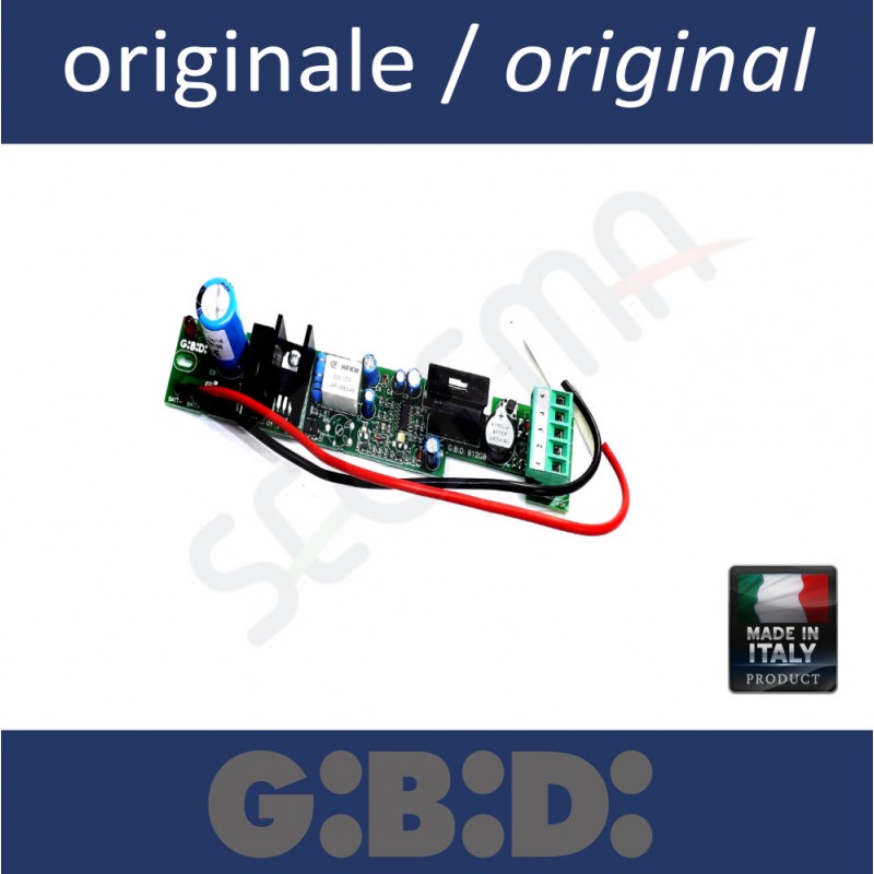 Battery charger board for GBIDI swing gates