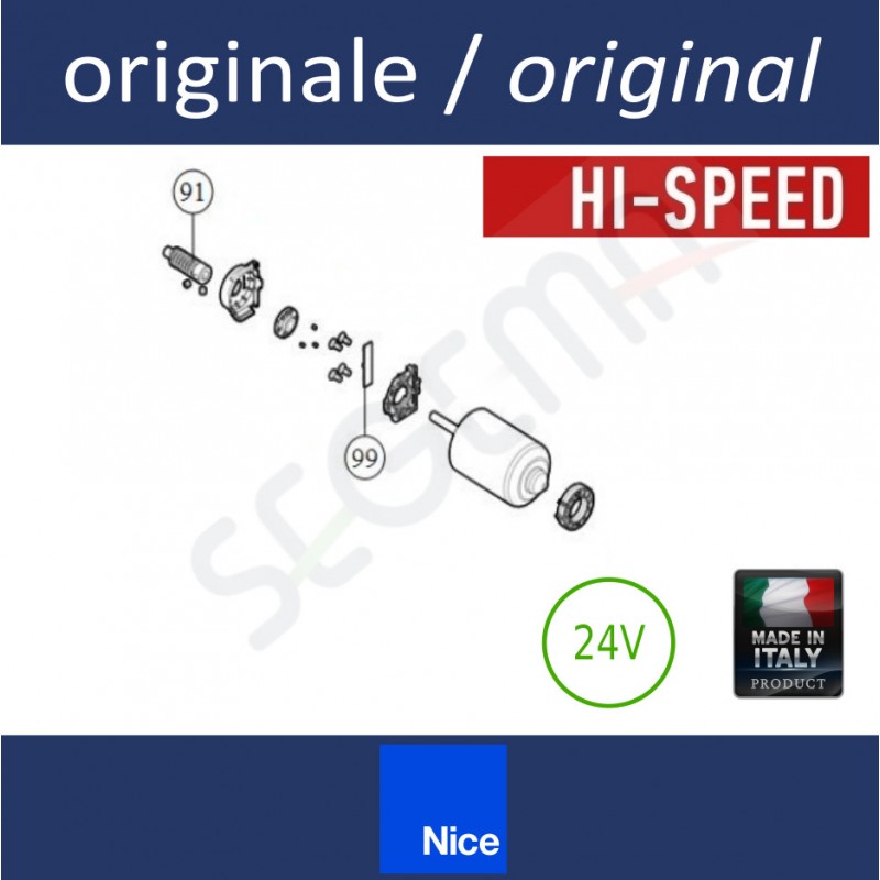 Motore completo per METRO versione Hi-Speed Motore completo per METRO versione Hi-Speed
