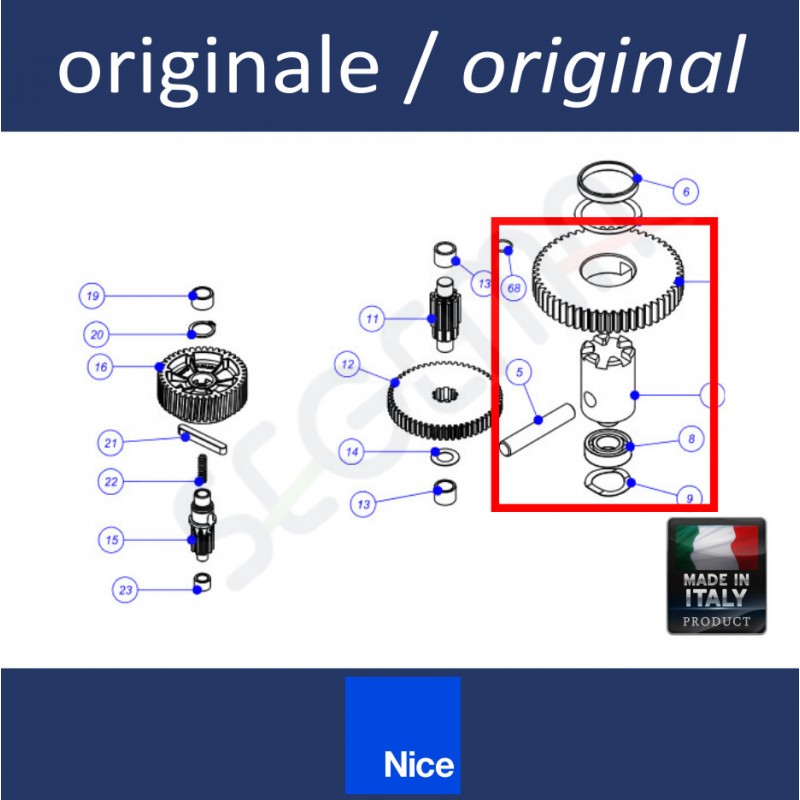 Gruppo uscita albero XMETRO