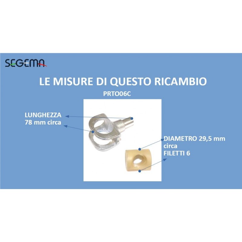 PRTO06C Chiocciola con forcella per WINGO4024