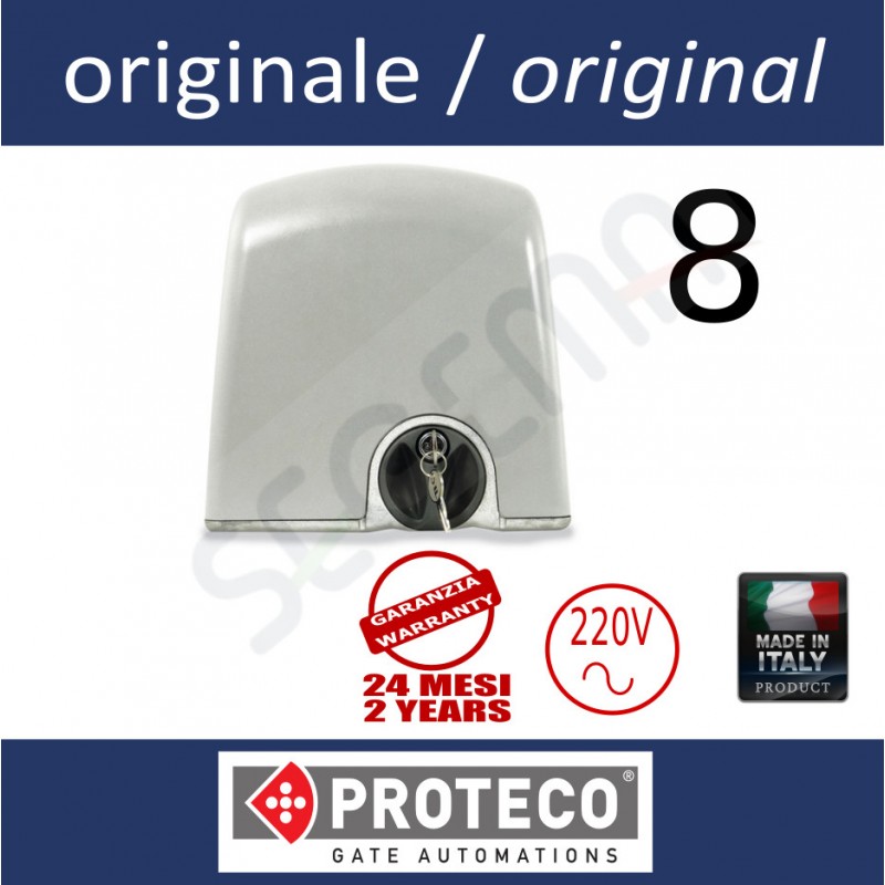 mySTRIKE 8 operatore cancelli scorrevoli 220V 800Kg con centrale