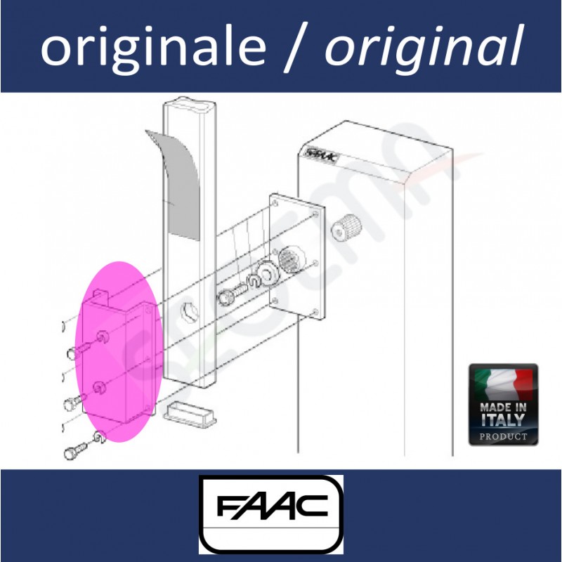 Rectangular boom locking support for 640