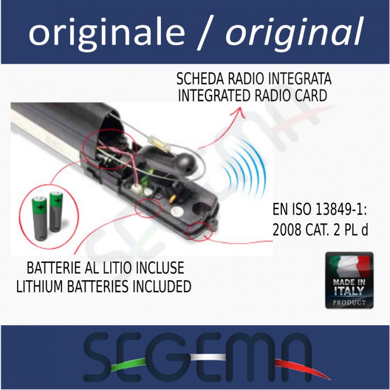 Kit bordo sensibile radio con ricevitore