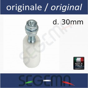 Oliva in nylon d. 30mm per guida cancello scorrevole