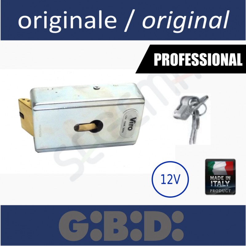 Electric lock 12 V for swing gates