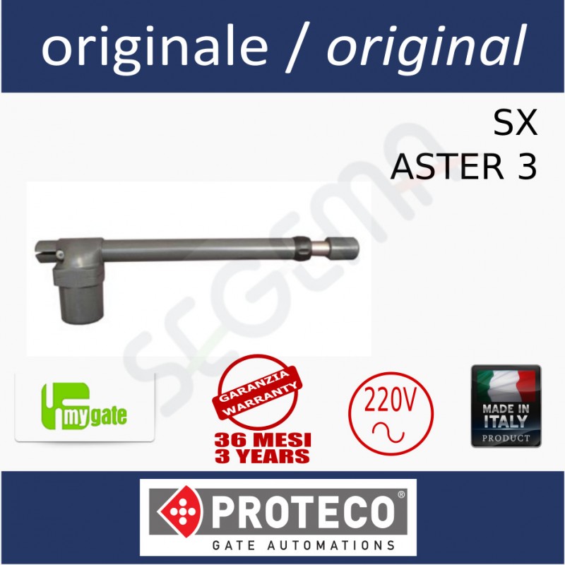 myASTER 3 SX operatore elettromeccanico a battente