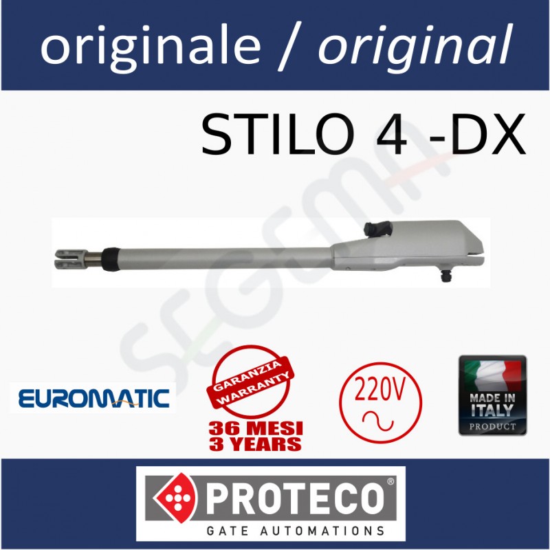 STILO 4 Operatore elettromeccanico lineare DESTRO