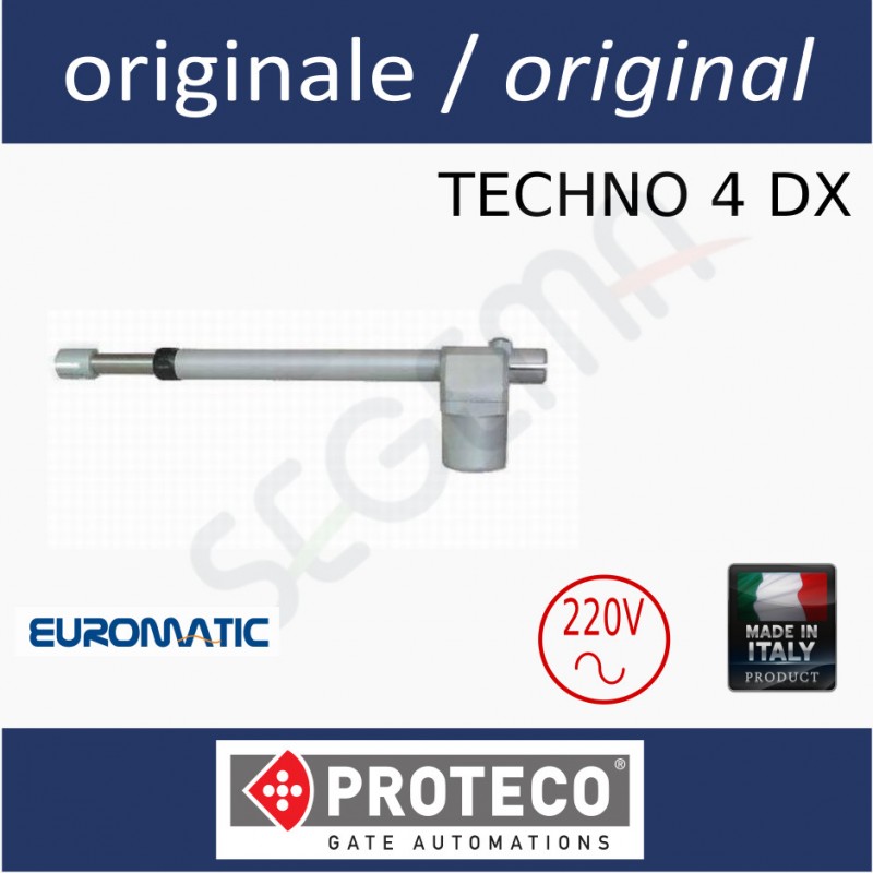 Motorisation TECHNO 220V version droit