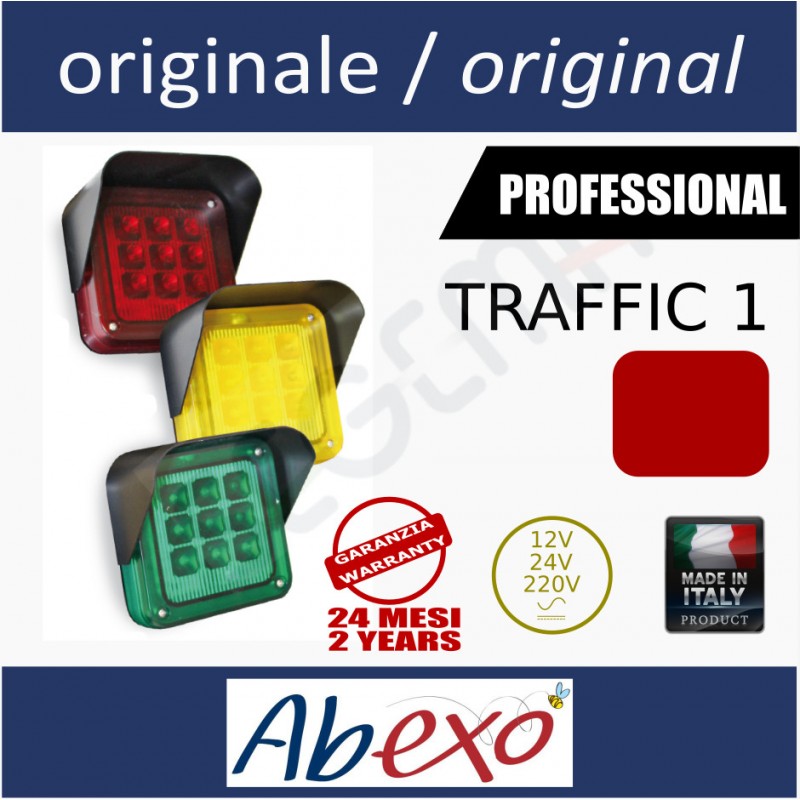 TRAFFIC 1 single-light red, green or yellow traffic light