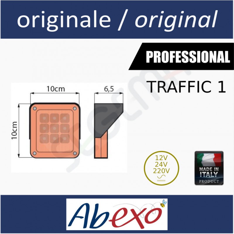 TRAFFIC 1 semaforo mono-luce dimensioni