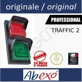 TRAFFIC 2 semaforo 2 luci led rosso e verde