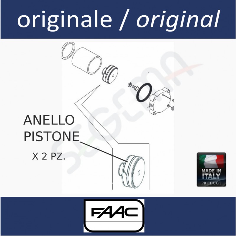 Anello pistone per 750