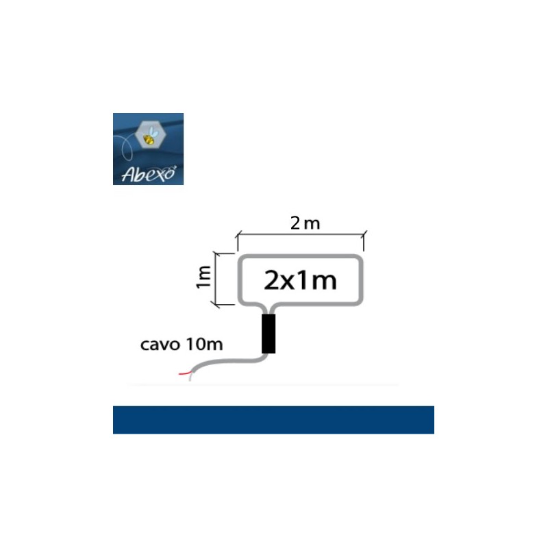 Spira cablata e pronta all'uso 2x1m