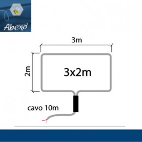 Spira cablata e pronta all'uso 2x1m