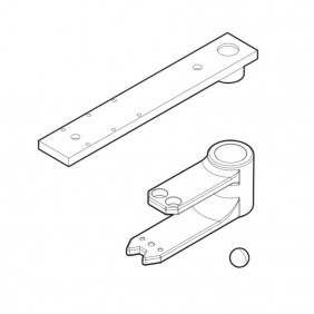 Sash swivel and anchor bracket for METRO or MFAB of the NICE