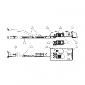 Ersatz-Getriebemotor für GLOBE 10 10V DITEC ENTREMATIC 6GB10VMR NC6GB10VMR