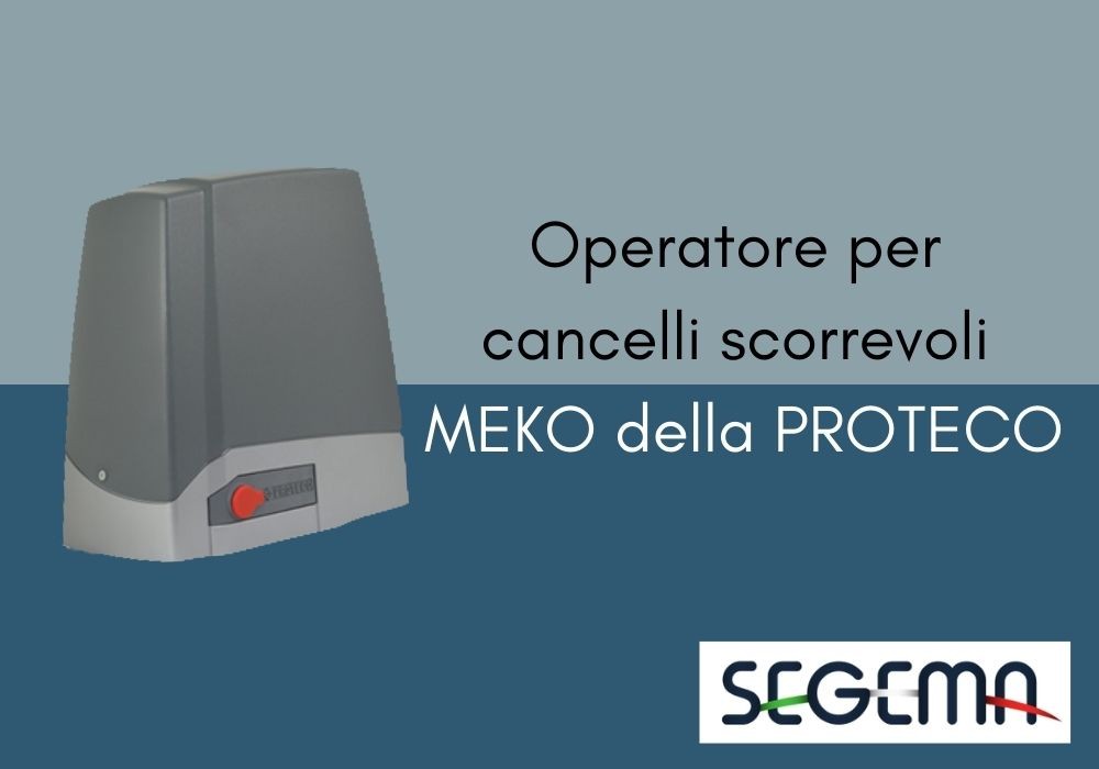 MEKO sliding gate operator from PROTECO